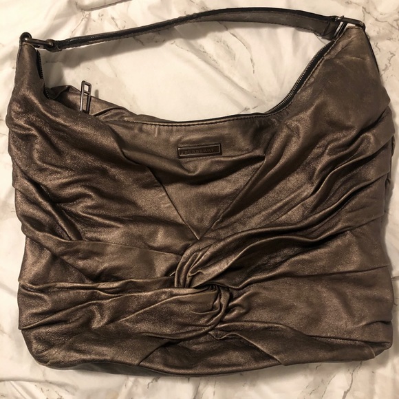 COPY - Burberry Metallic Leather Soft Knots Hobo … - Picture 2 of 8
